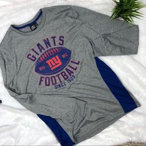 🆕 NFL TEAM APPAREL New York Giants Shirt MED
